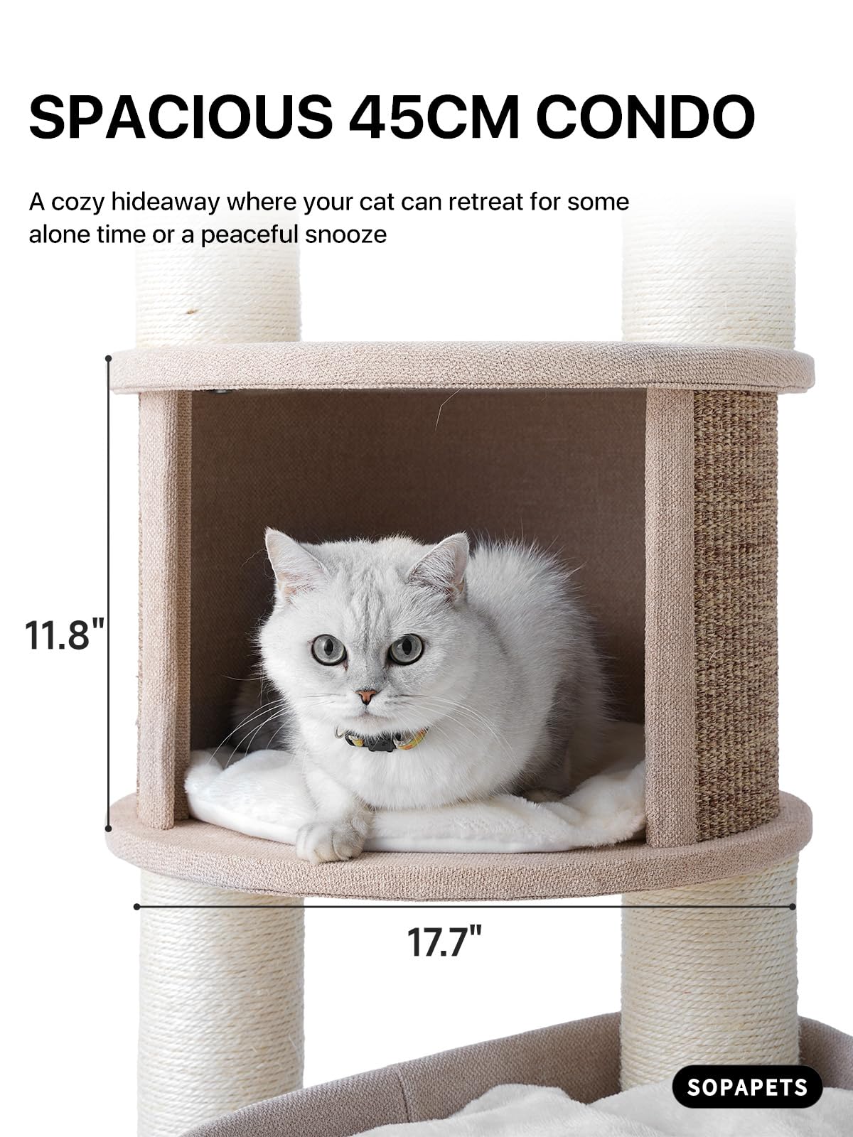 Sopapets Extra Large Cat Tree for Indoor Cats Large Adult Maine Coon