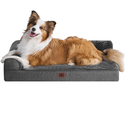 Memory Foam Orthopedic Dog Bed with Waterproof Washable Cover