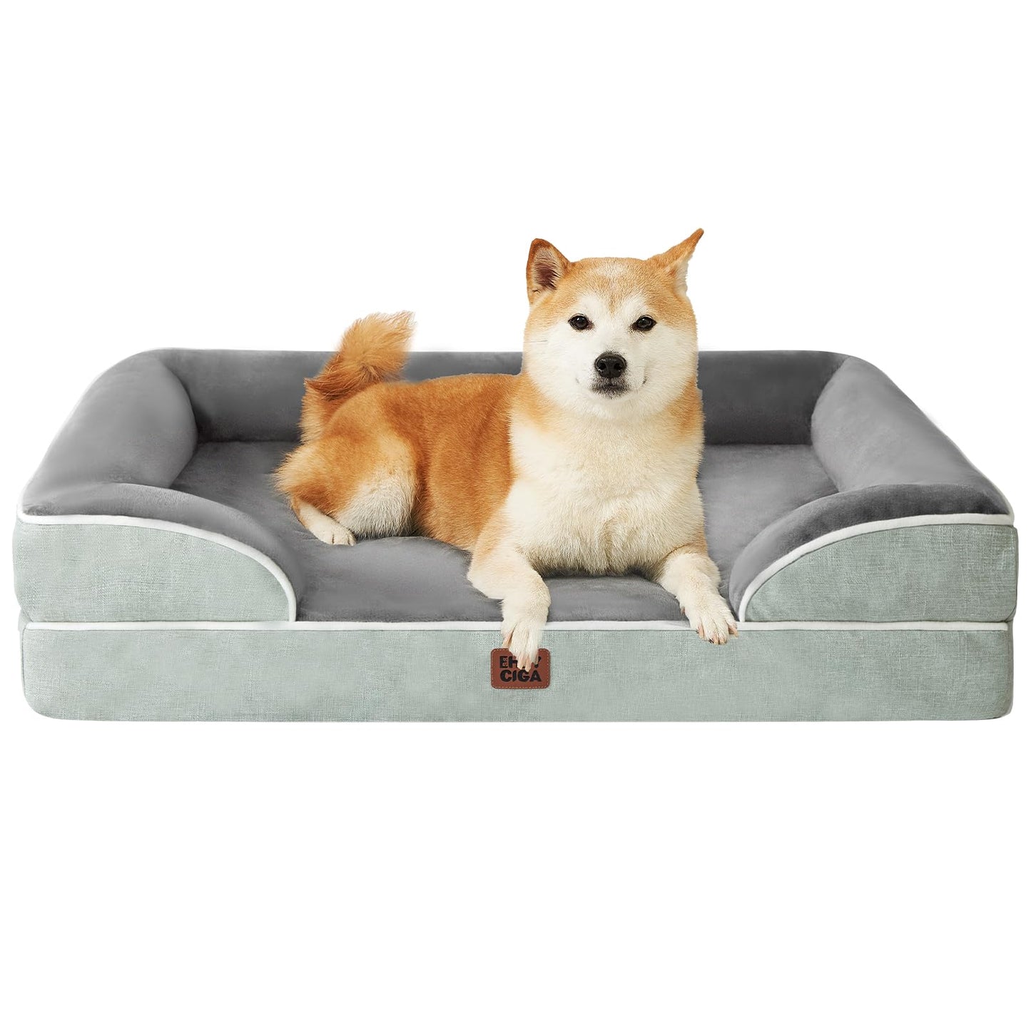 Orthopedic Dog Sofa Bed with Memory Foam & Waterproof Cover