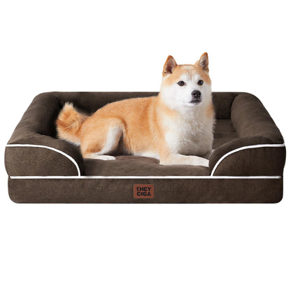 Orthopedic Dog Sofa Bed with Memory Foam & Waterproof Cover