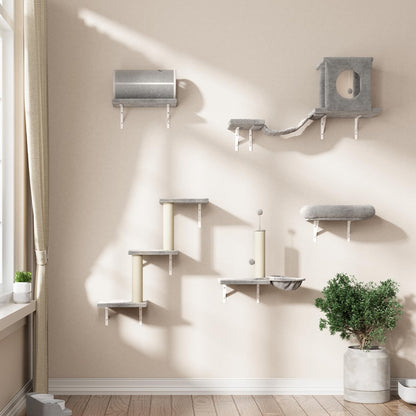 NUNU LAB Cat Wall Shelves Set