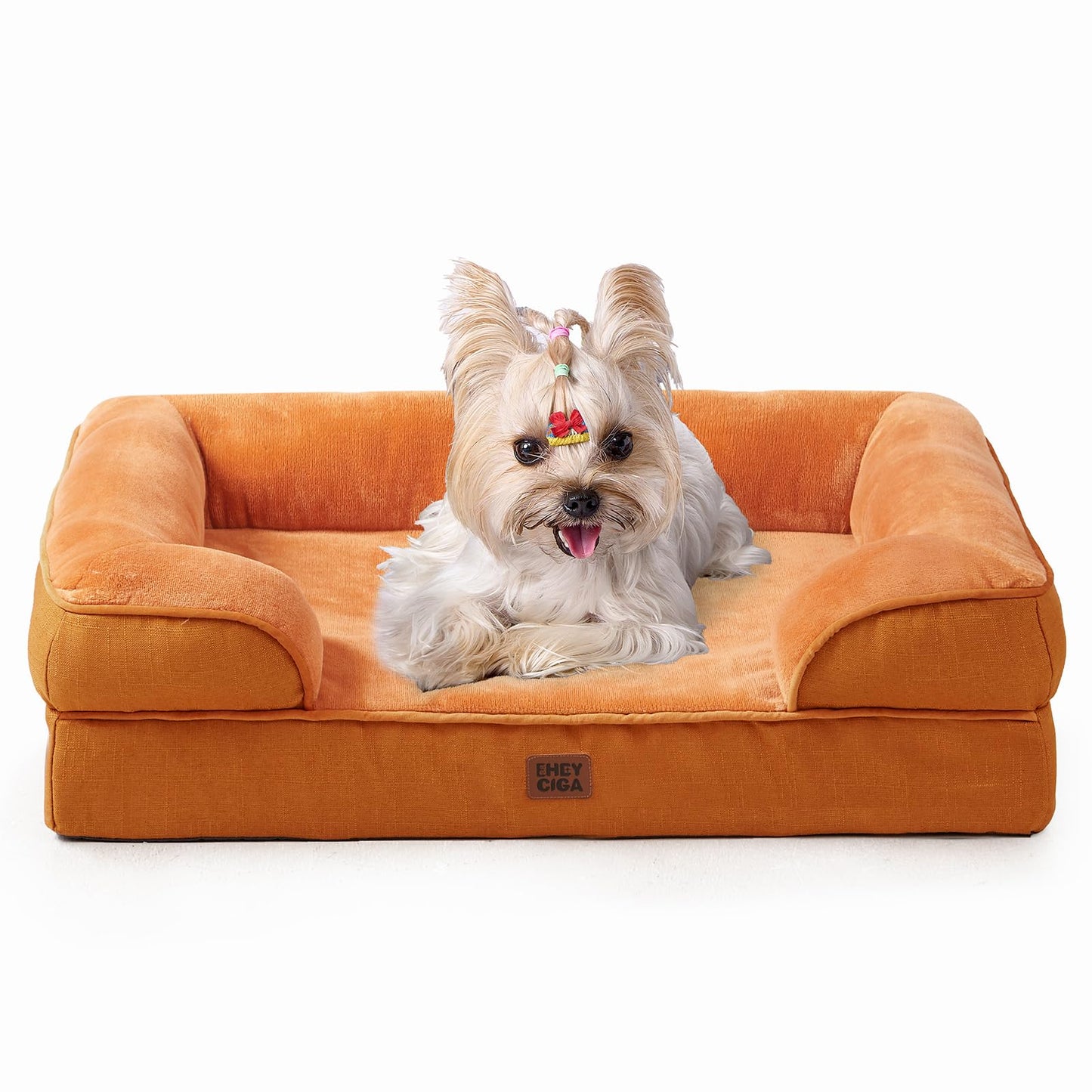 Orthopedic Dog Sofa Bed with Memory Foam & Waterproof Cover