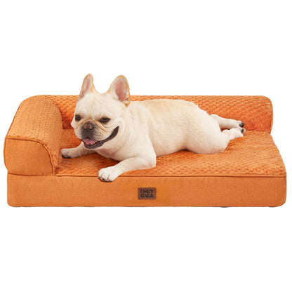 Memory Foam Orthopedic Dog Bed with Waterproof Washable Cover