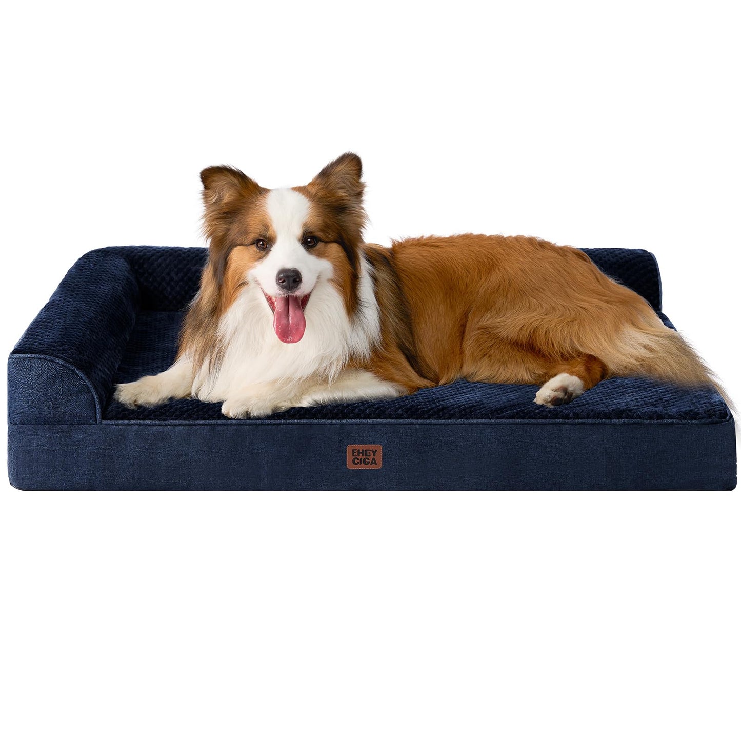 Memory Foam Orthopedic Dog Bed with Waterproof Washable Cover
