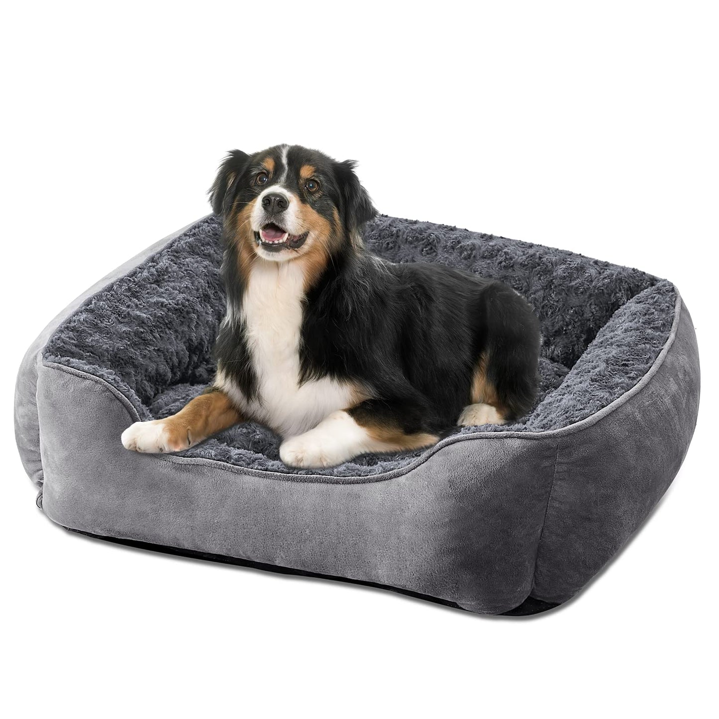 Orthopedic Dog Sofa Bed with Washable Cover & Anti-Slip Bottom