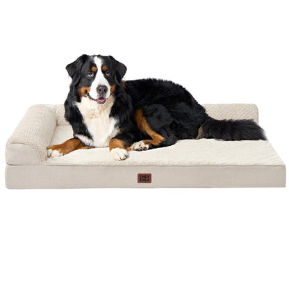 Memory Foam Orthopedic Dog Bed with Waterproof Washable Cover