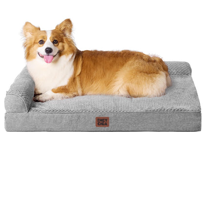Memory Foam Orthopedic Dog Bed with Waterproof Washable Cover