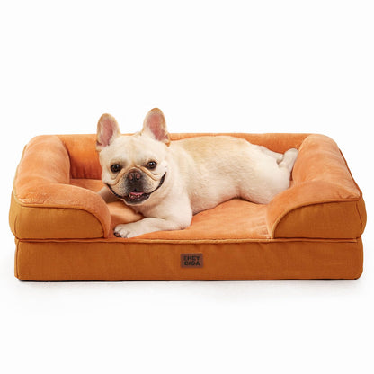 Orthopedic Dog Sofa Bed with Memory Foam & Waterproof Cover