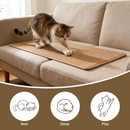71" Cat Wall Climbing Scratch Pad for Furniture & Wall Protection