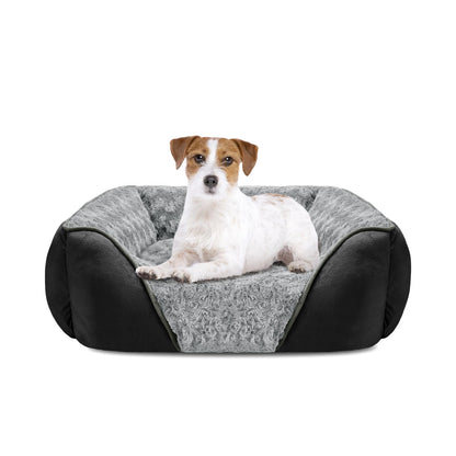 Orthopedic Dog Bed with Washable Cover & Anti-Slip Bottom