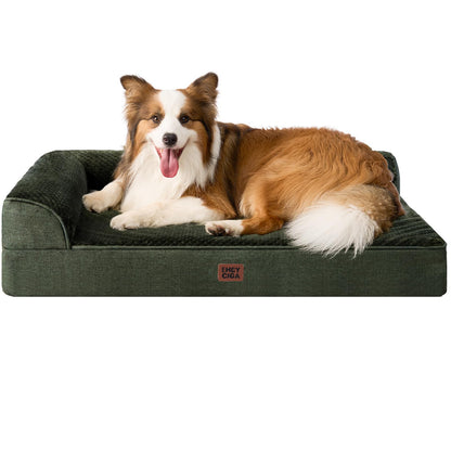Memory Foam Orthopedic Dog Bed with Waterproof Washable Cover