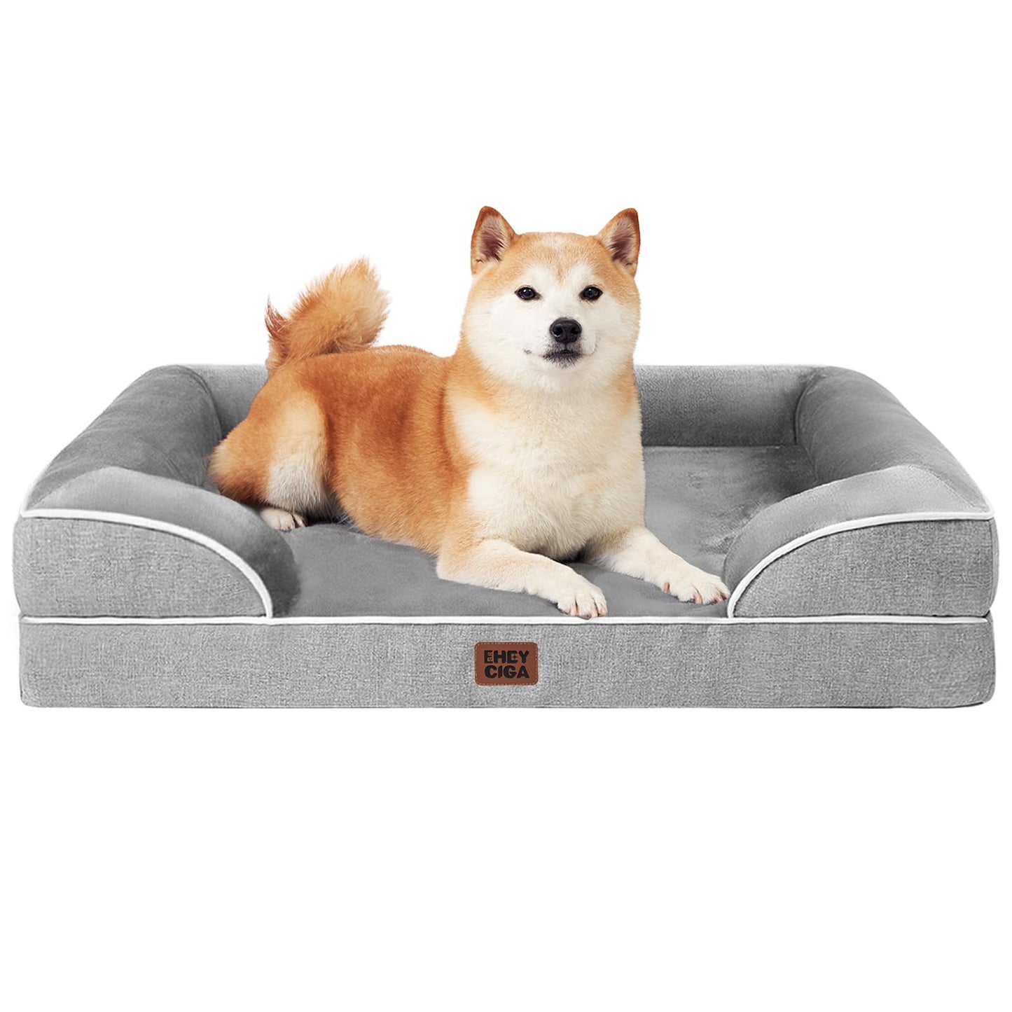 Orthopedic Dog Sofa Bed with Memory Foam & Waterproof Cover