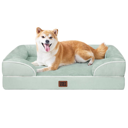 Orthopedic Dog Sofa Bed with Memory Foam & Waterproof Cover