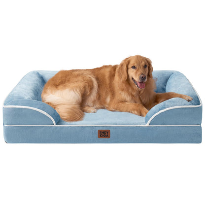 Orthopedic Dog Sofa Bed with Memory Foam & Waterproof Cover