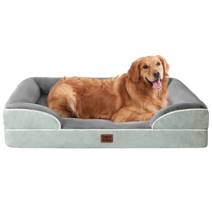 Orthopedic Dog Sofa Bed with Memory Foam & Waterproof Cover