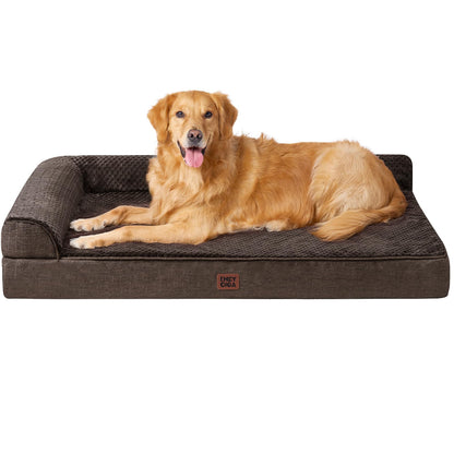 Memory Foam Orthopedic Dog Bed with Waterproof Washable Cover