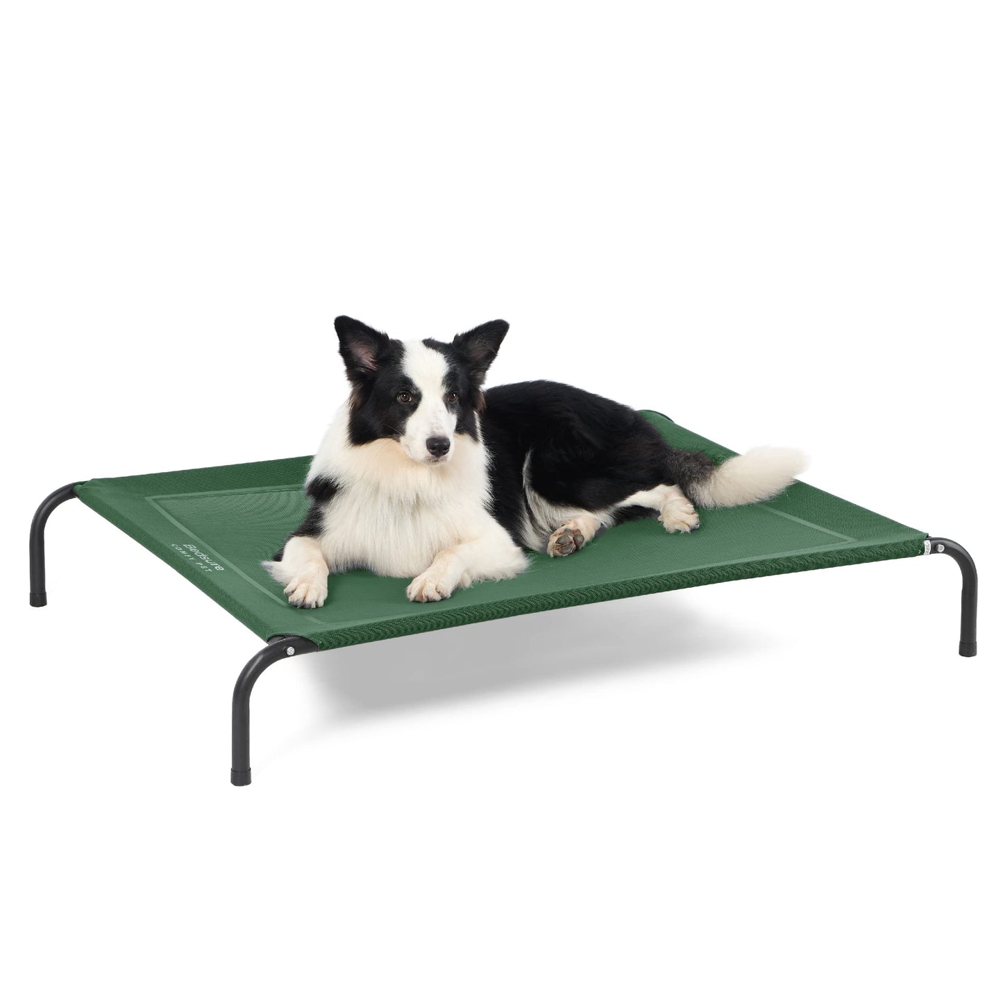 Cooling Elevated Dog Bed with Breathable Mesh & Stable Frame