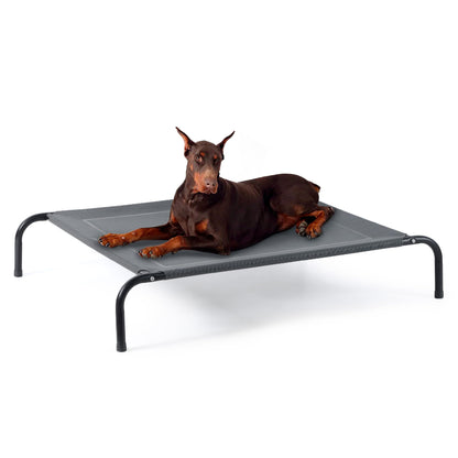 Cooling Elevated Dog Bed with Breathable Mesh & Stable Frame