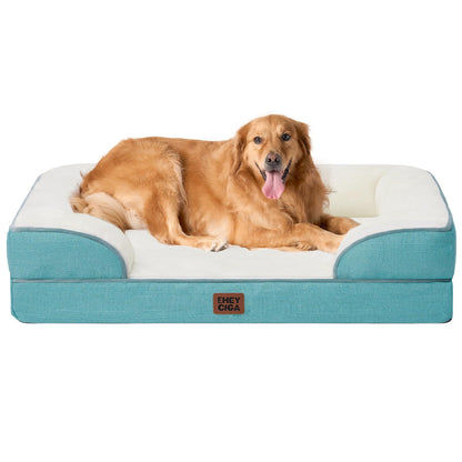 Orthopedic Dog Sofa Bed with Memory Foam & Waterproof Cover