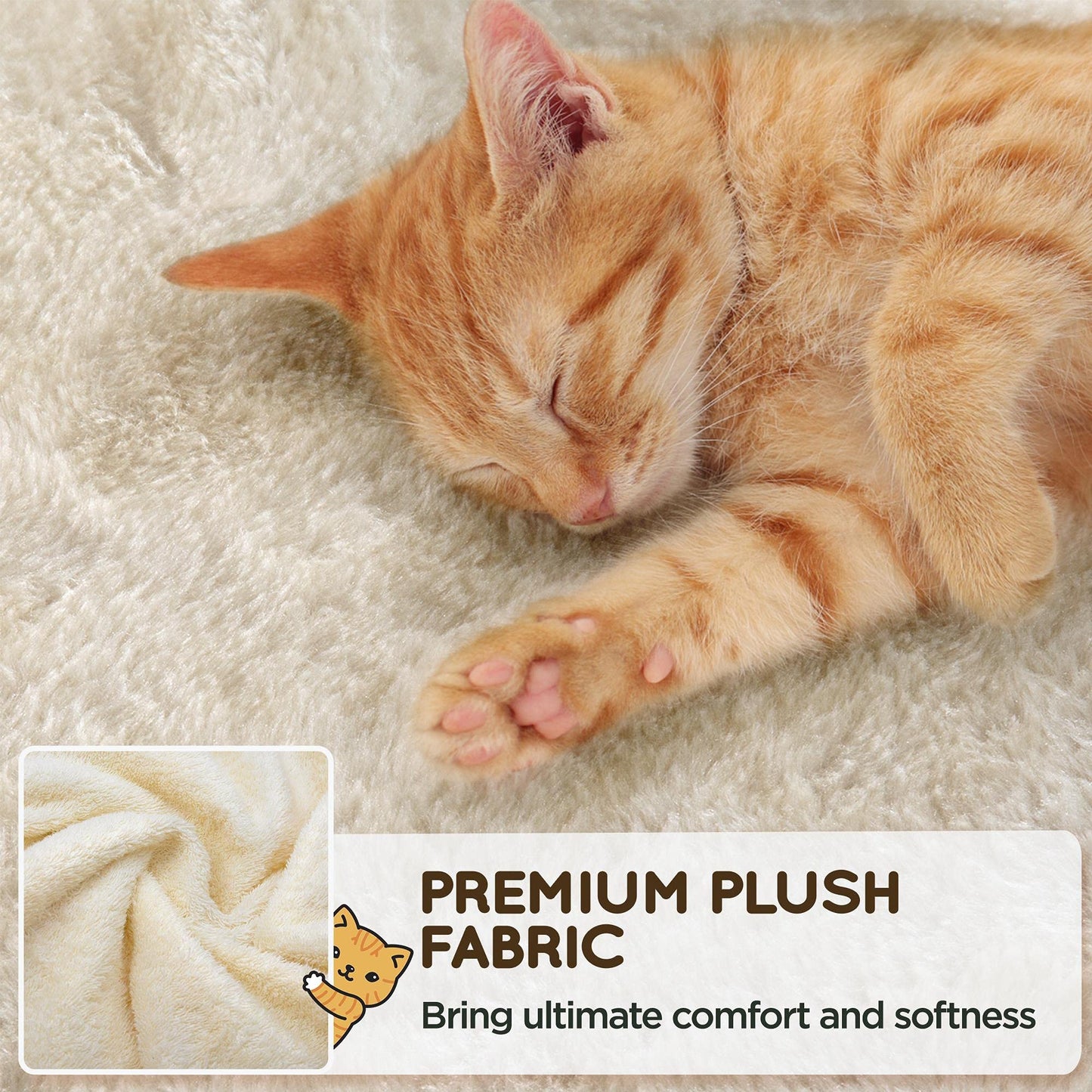 Large Multi-Level Cat Tree Tower with Condo, Hammock & Scratching Posts