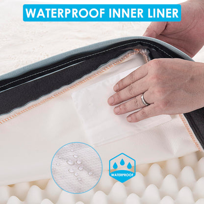 Orthopedic Dog Bed with Egg Crate Foam & Waterproof Cover