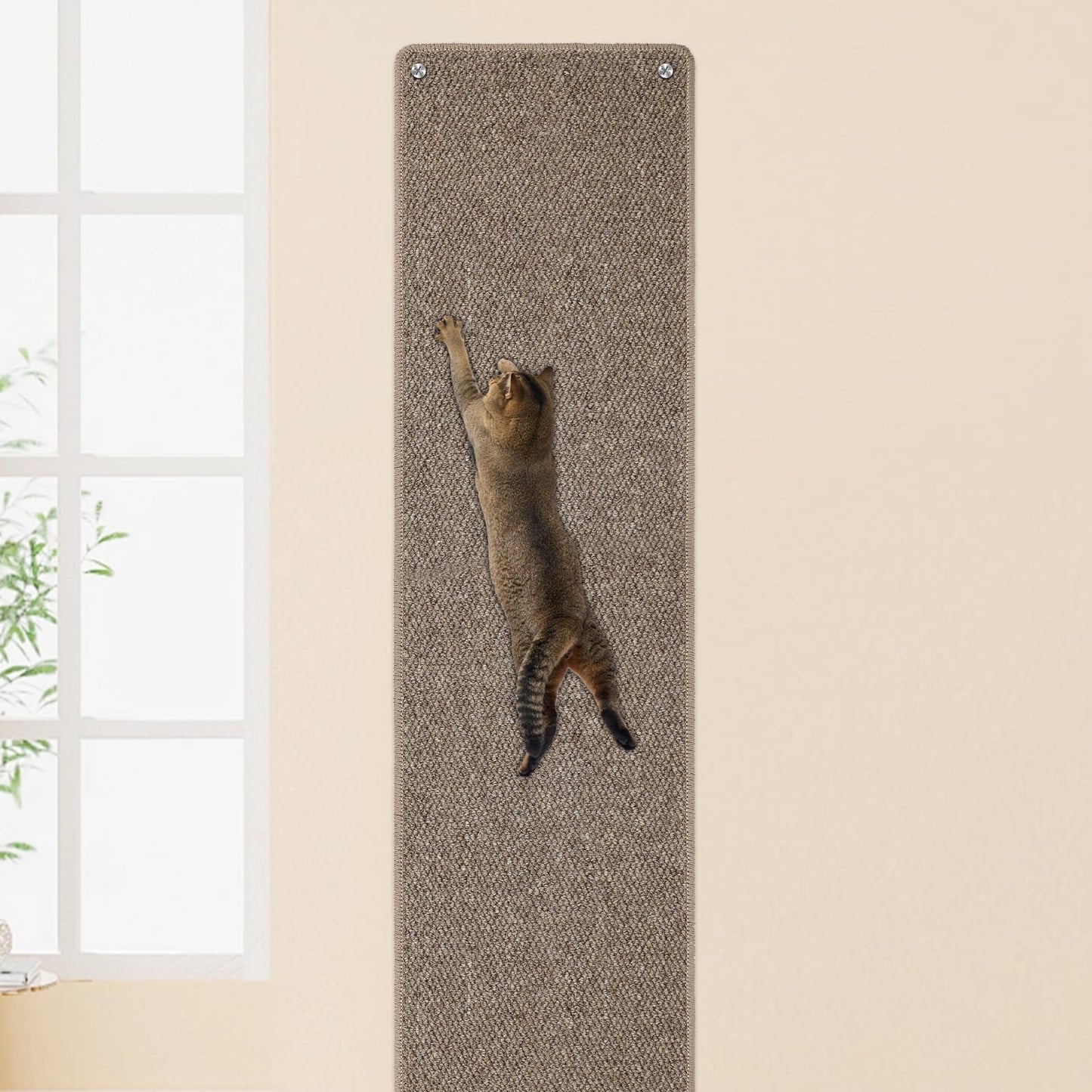 71" Cat Wall Climbing Scratch Pad for Furniture & Wall Protection