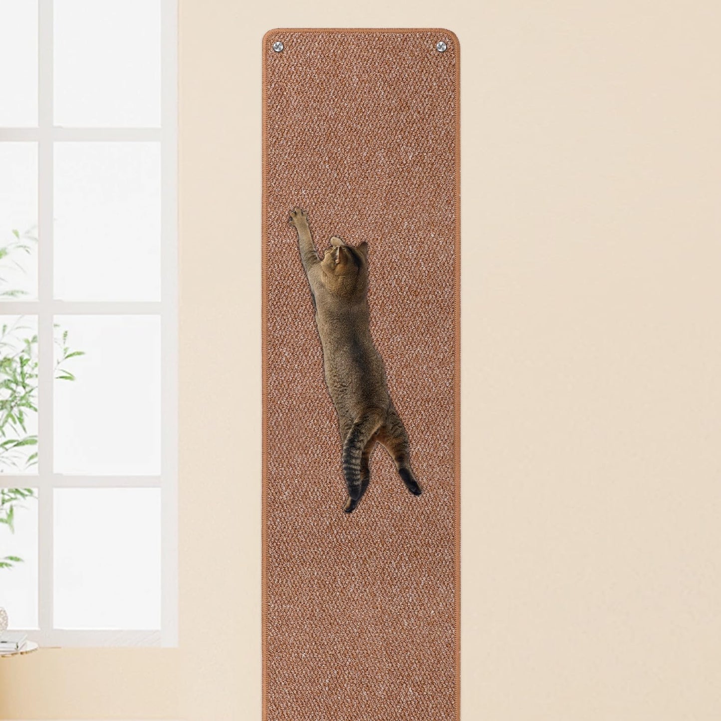 71" Cat Wall Climbing Scratch Pad for Furniture & Wall Protection