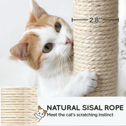 Large Multi-Level Cat Tree Tower with Condo, Hammock & Scratching Posts