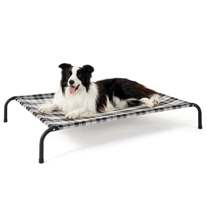 Cooling Elevated Dog Bed with Breathable Mesh & Stable Frame