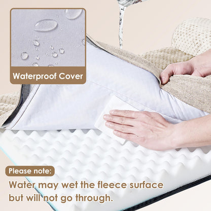 Memory Foam Orthopedic Dog Bed with Waterproof Washable Cover