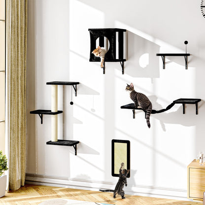 NUNU LAB Cat Wall Shelves Set