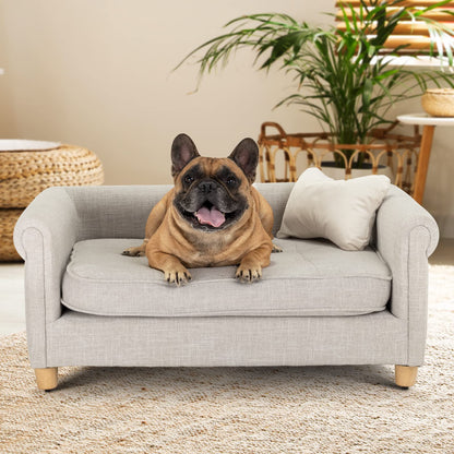 Velvet Pet Sofa Bed with Cushion Support for Dogs & Cats
