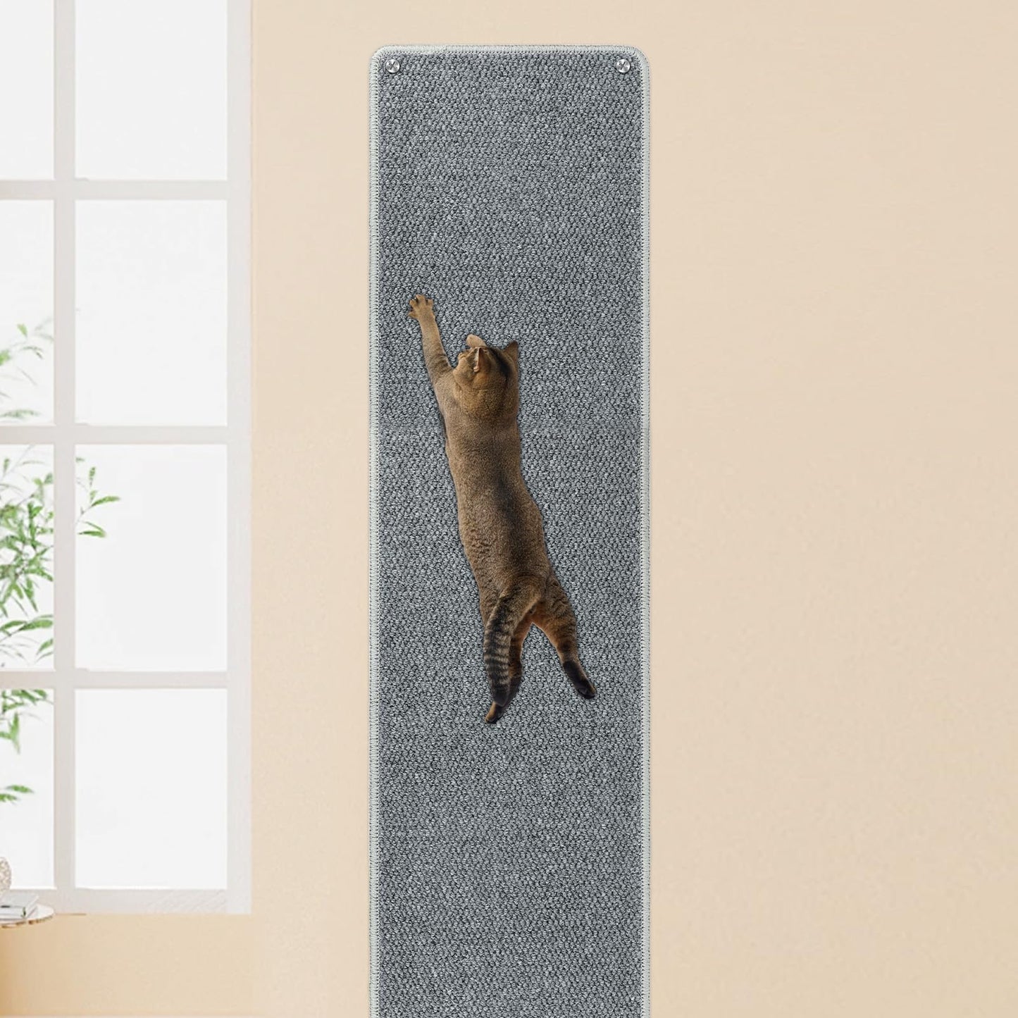 71" Cat Wall Climbing Scratch Pad for Furniture & Wall Protection