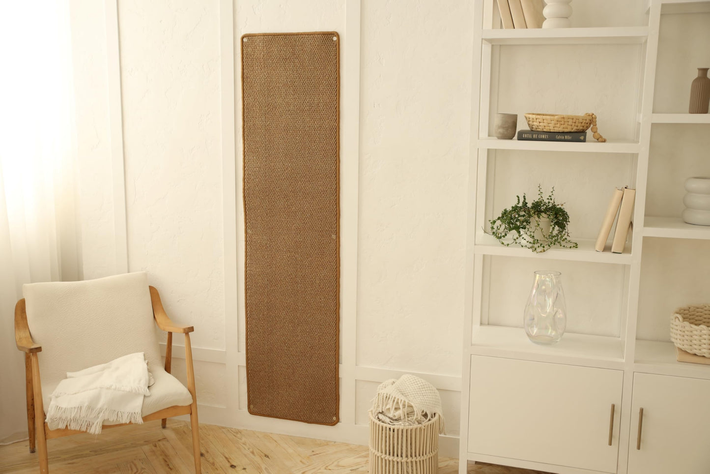 67" Cat Wall Climbing Carpet Scratch Mat with Wall Mount Nails