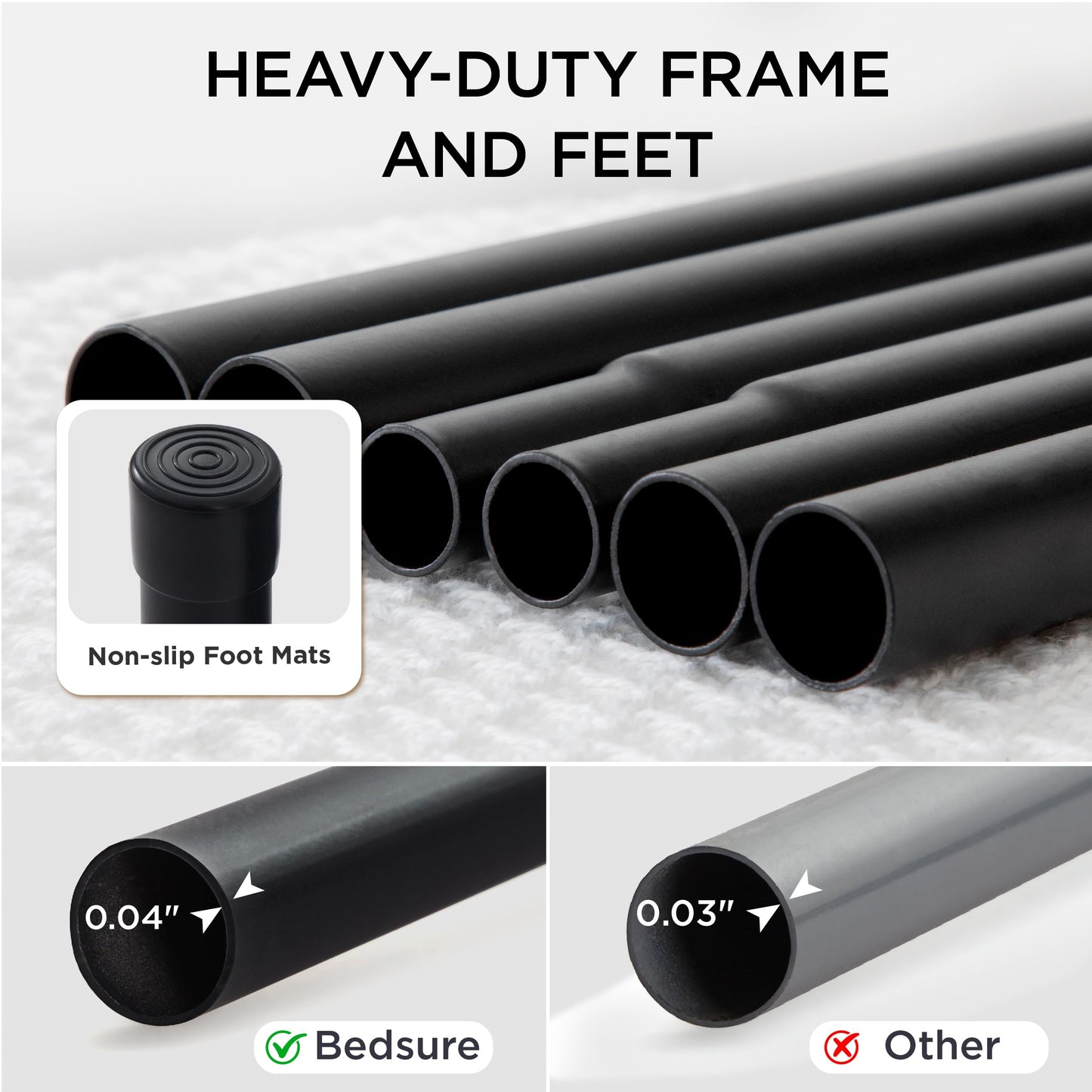 Cooling Elevated Dog Bed with Breathable Mesh & Stable Frame